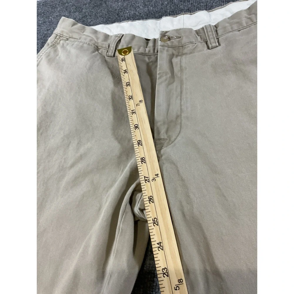 Polo Ralph Lauren Pants 38x30 Classic Fit Khaki Tan 100% Cotton Mens Chino Casua